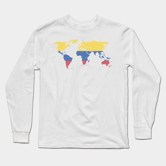 Colombia Long Sleeve T-Shirt by 1STunningArt